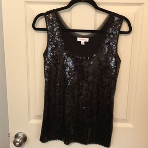 Calvin Klein Sequin tank top